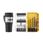 Набір біт і свердл DeWALT Phillips, Pozidriv, Torx, L = 25, 50 мм, 25 шт, термокружка, кейс ToughCase (DT70707), фото , зображення 2 | SNABZHENIE.com.ua