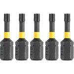 Набір біт DeWALT, ударні, IMPACT TORSION, Torx, Т15, L = 25 мм, 5 шт (DT7380T), фото , зображення 2 | SNABZHENIE.com.ua