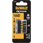 Набір біт DeWALT IMPACT TORSION Torx T30, L = 25 мм, 5 шт (DT7384T), фото  | SNABZHENIE.com.ua