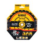 Диск пильный по дереву 184 x 16 мм, 24 зуба, DeWALT (DT10302), фото , изображение 2 | SNABZHENIE.com.ua