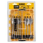 Набір перьевих сверел DeWALT по дереву, 8 шт, кейс ToughCase (DT70750), фото , зображення 2 | SNABZHENIE.com.ua