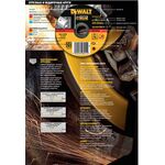 Круг відрізний DeWALT INOX Long Life, нержавіюча сталь / листовий метал, 125 x 1,6 x 22,23 мм (DT43906), фото , зображення 2 | SNABZHENIE.com.ua