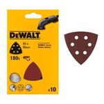 Шлифлист DeWalt 93 мм, зерно 120, 6 отв. (10 шт.) для дерева и краски, фото  | SNABZHENIE.com.ua