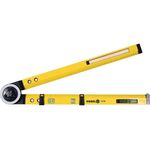 Регулируемый алюминиевый угломер VOREL: 63мм, угол 0-270°, 0-500мм, фото  | SNABZHENIE.com.ua