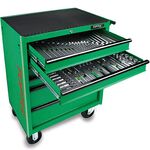 Тележка инструментальная передвижная TOPTUL 6 секций 208 ед., фото  | SNABZHENIE.com.ua