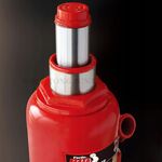 Домкрат бутылочный низкопрофильный двухштоковый 6т 215-485 мм TORIN, фото , изображение 3 | SNABZHENIE.com.ua