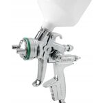 Краскопульт пневматичний HVLP верхній пластиковий бачок 600 мл, форсунка 1,8 мм (H-3000 1.8) ITALCO H-3003 1.8 (H-3003-1.8), фото , зображення 3 | SNABZHENIE.com.ua