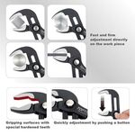 Плоскогубці переставні 10 см з кнопкою Pro-Series TOPTUL (DDAG1210), фото , зображення 2 | SNABZHENIE.com.ua