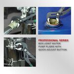 Плоскогубці переставні 10 см з кнопкою Pro-Series TOPTUL (DDAG1210), фото , зображення 3 | SNABZHENIE.com.ua