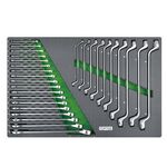 Набор комбинированных и накидных ключей 6-27мм, 28ед. TOPTUL, фото  | SNABZHENIE.com.ua