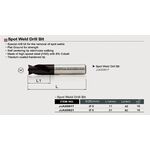 Сверло 8 мм, L 80 мм для висвердлювання точкової зварки TOPTUL (JJAX0821), фото , зображення 3 | SNABZHENIE.com.ua