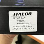 Форсунка для краскопультів H-4004 LVMP, діаметр форсунки 1,4 мм (NS-H-4004 1.4LM) ITALCO, фото , зображення 3 | SNABZHENIE.com.ua