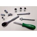 Набор инструментов 1/4" 17 ед. TOPTUL (GCAD1701), фото , изображение 3 | SNABZHENIE.com.ua