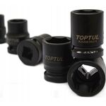 Набор ударных головок 1/2" 10-32 мм + удлинитель 18 ед. TOPTUL, фото , изображение 2 | SNABZHENIE.com.ua