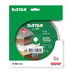Круг алмазний відрізний DISTAR Granite Premium 180 x 1,5 x 8,5 x 25,4 (1A1R) (11320061014), фото , зображення 2 | SNABZHENIE.com.ua