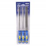 Набор напильников 3 шт. 200 мм (плоский, круглый, трехгранный), фото , изображение 3 | SNABZHENIE.com.ua