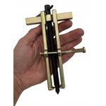 Сйомник двозахватний рейковий з фіксацією 70х120 мм СТАНДАРТ (SK2R5F), фото , зображення 3 | SNABZHENIE.com.ua