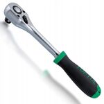 Трещотка 3/8", 36 зубцов, резиновая ручка TOPTUL CJBG1220, фото  | SNABZHENIE.com.ua