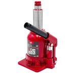 Домкрат бутилочний низькопрофільний двоштоковий 4т 160-390 мм TORIN TF0402, фото  | SNABZHENIE.com.ua