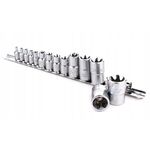 Набір головок TORX 1/4-1/2 E4-E24 14 ед. TOPTUL (GAAR1402), фото  | SNABZHENIE.com.ua