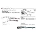 Съемник м/фильтра зажим 53-118 мм TOPTUL (DMAC1A10), фото , изображение 2 | SNABZHENIE.com.ua