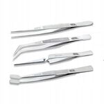 Набор пинцетов 4 шт. TOPTUL (JGAA0401), фото , изображение 2 | SNABZHENIE.com.ua
