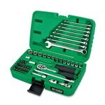 Набір інструментів 1/4 + ключі, 49 ед. TOPTUL (GCAI4901), фото , зображення 2 | SNABZHENIE.com.ua