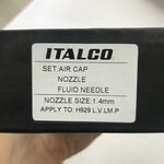 Форсунка H-929 LVMP 1,4 мм для краскопультов ITALCO, фото , изображение 2 | SNABZHENIE.com.ua