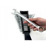 Набор рожково-накидных ключей TOPTUL 14 шт. 6-24мм GAAC1401, фото , зображення 2 | SNABZHENIE.com.ua