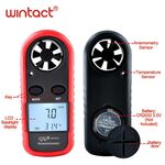Анемометр цифровий 0,1-30м/с, -10-45°C WINTACT WT816, фото , зображення 2 | SNABZHENIE.com.ua