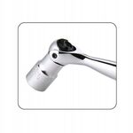 Мини трещетка 1/4" с шарниром 360° 90 зубцов TOPTUL CHKX0810, фото , изображение 2 | SNABZHENIE.com.ua