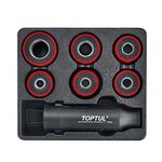 Набір інструмента для чистки колісних шпилек 8 ед. TOPTUL JGAT0801, фото , зображення 2 | SNABZHENIE.com.ua