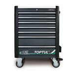 Тележка з інструментом (BUMPER SERIES) 7 секцій 340 од. сірий TOPTUL GE-34029, фото , зображення 2 | SNABZHENIE.com.ua