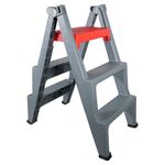 Трехступенчатая мини лестница-стремянка до 150кг GI36003 G.I.KRAFT, фото  | SNABZHENIE.com.ua