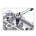 Головка 1/2" Ribe M12S для разборки головки блока цилиндров NISSAN  TOPTUL JDDF1612, фото , зображення 2 | SNABZHENIE.com.ua