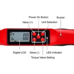 Ключ динамометрический цифровой 27-135Nm 3/8"x420mm TOPTUL DT-135B3, фото , изображение 2 | SNABZHENIE.com.ua