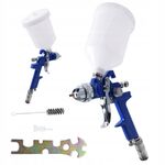 Краскопульт пневматический HVLP бачок 600мл, форсунка 1,3мм AIRKRAFT H827P1-1.3, фото  | SNABZHENIE.com.ua