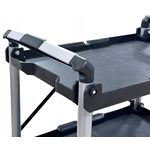 Тележка инструментальная складная 3 открытые пластиковые полки (SF6007) G.I.KRAFT GI37104, фото , изображение 3 | SNABZHENIE.com.ua