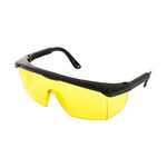 Очки захисні відкриті MASTERTOOL КОМФОРТ з регульованими дужками жовті 82-0603, фото  | SNABZHENIE.com.ua