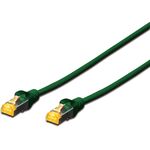 Патч-корд DIGITUS CAT 6a S-FTP, 0,25м, AWG 26/7, Cu, LSZH, зелений, фото  | SNABZHENIE.com.ua