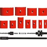 Кольцевые пилы Bi-Metal HSS 19-76 мм, набор 15 шт. YATO (YT-3381), фото , изображение 3 | SNABZHENIE.com.ua
