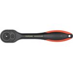 Трещотка YATO 1/4", 144 мм, 72 зубца (YT-0290), фото , изображение 2 | SNABZHENIE.com.ua