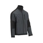 Куртка робоча SOFTSHELL YATO розмір XL, чорна-темно-сіра, 3 кишені, 96% поліестер, 4% спандекс., фото , зображення 2 | SNABZHENIE.com.ua