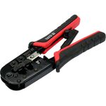 Клещи обжимные и stripping для проводов YATO, RJ45, RJ11, 190 мм, фото , изображение 3 | SNABZHENIE.com.ua