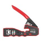 Клещи для обжима и зачистки кабелей YATO RJ45, 135 мм, фото , изображение 2 | SNABZHENIE.com.ua