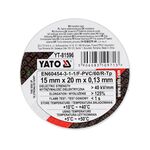 Стрічка електро-ізоляційна ПВХ YATO біла, 20 м x15x0.13 мм, робоча t= 5-50 °С [72], фото , зображення 3 | SNABZHENIE.com.ua