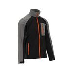 Куртка робоча SOFTSHELL YATO, розмір L, чорнo-сіра, 3 кармана, 96% поліестер, 4% спандекс, фото , зображення 2 | SNABZHENIE.com.ua