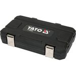 Насадки 6-гранные для тормозных суппортов YATO: квадр 3/8", 1/2", 7-22 мм, 11 шт., фото , изображение 3 | SNABZHENIE.com.ua
