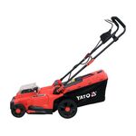 Газонокосарка YATO 4-х колесная, 2х Li-Ion 18В, Ø=37см, 35л, фото , изображение 2 | SNABZHENIE.com.ua