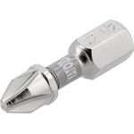 Насадка YATO PH2 25мм, 6-гран 1/4, никель, 2шт. YT-78001, фото , зображення 2 | SNABZHENIE.com.ua